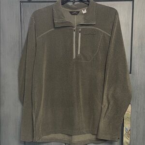 Eddie Bauer XL Men’s Quarter-Zip Waffle Knit Sweater #preppy #outdoor #cozy